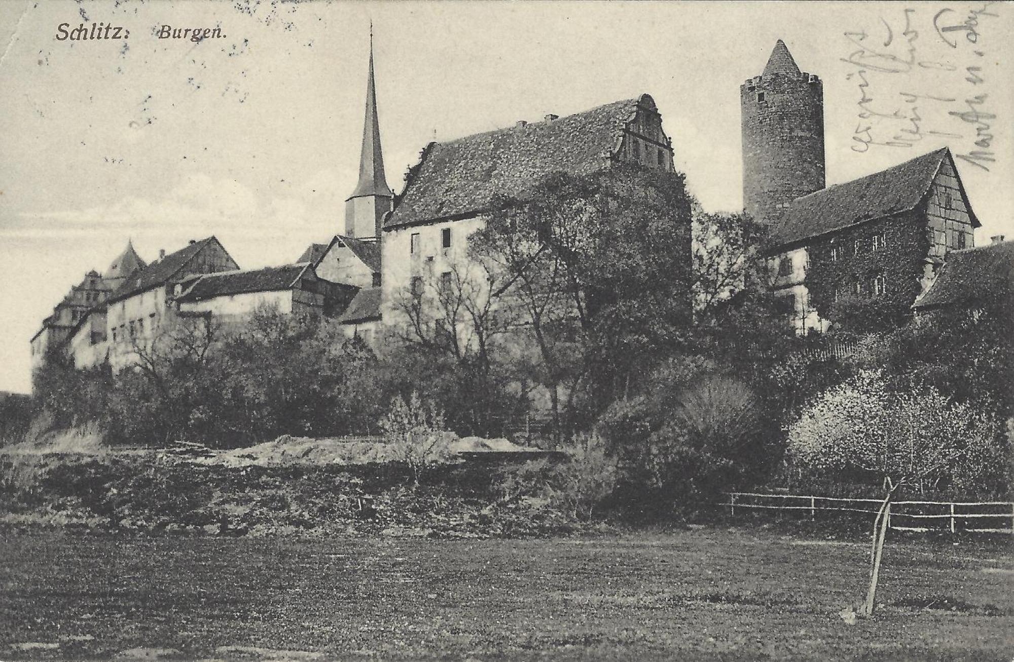 Graefin Anna - Design-Apartment In Der Historischen Hinterburg Schlitz - Nahe Fulda Und Bad Hersfeld Buitenkant foto